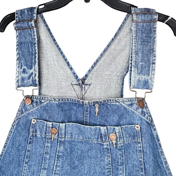 Oshkosh B'Gosh Overalls Bibs 36 Medium Wash Carpenter Farm Ranch Grunge - Picture 4 of 12